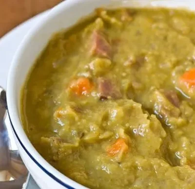 Kittencals Pea Soup With Ham Bone Crock Pot