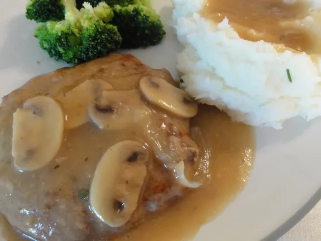 Kittencals Salisbury Steak With Mushrooms