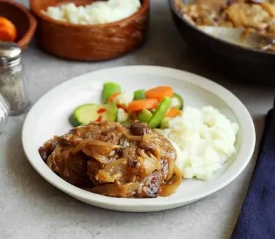 Kittencals Salisbury Steak With Mushrooms