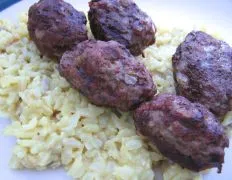 Kofta -Ground Beef Kabobs