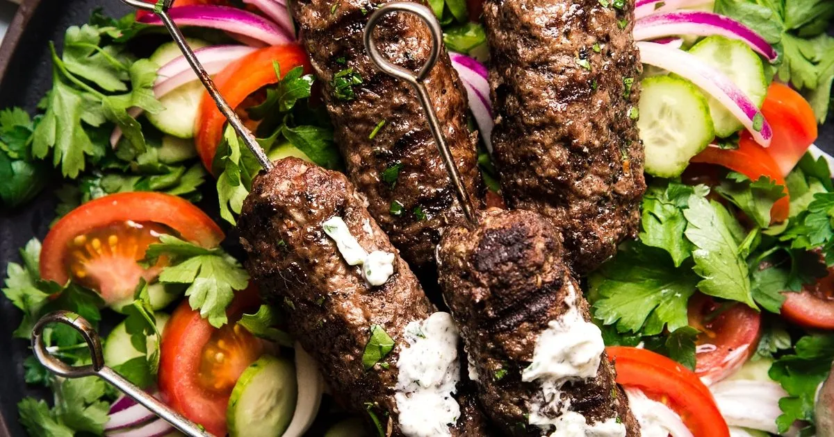 Kofta Ground Beef Kabobs