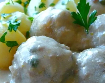 Konigsberger Klopse German Meatballs In