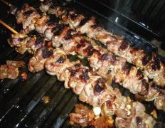 Korean Grilled Meat On Skewers Bulgogi