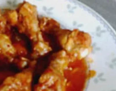 Korean-Inspired Fiery Chicken Delight