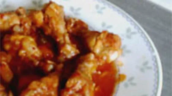 Korean-Inspired Fiery Chicken Delight