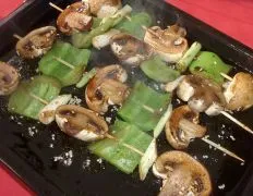 Korean Mushroom Kebabs