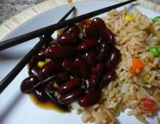 Korean Spiced Kidney Beans