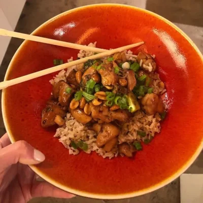 Kung Pao Chicken With Broccoli