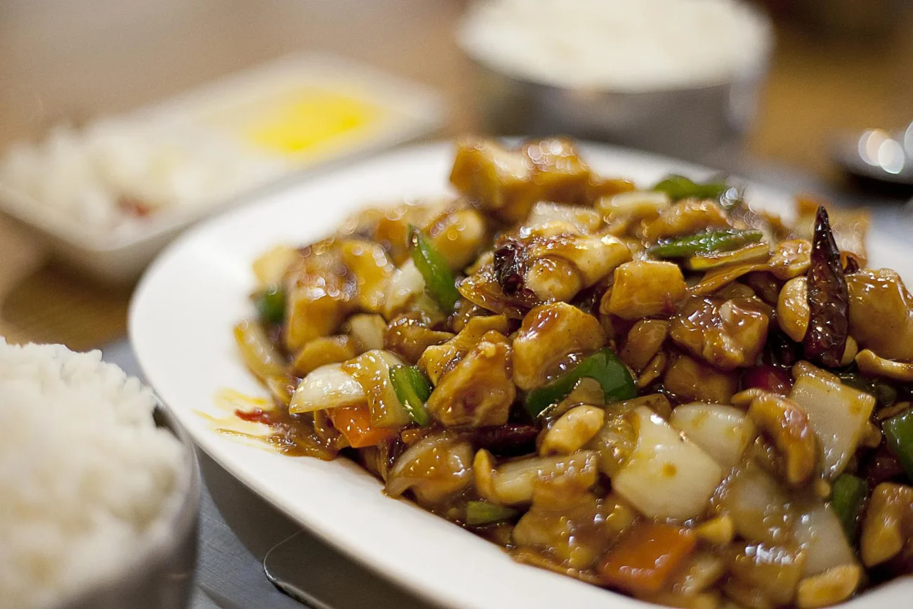 Kung Pao Shrimp With Cashews