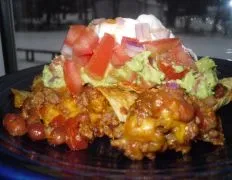 Lamb And Bean Nachos With Salsa Fresca