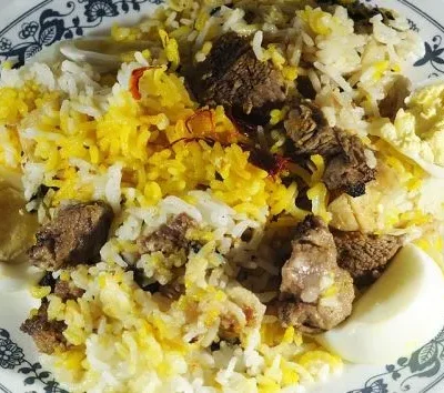 Lamb Biryani With Saffron Rice