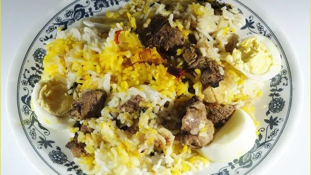 Lamb Biryani With Saffron Rice