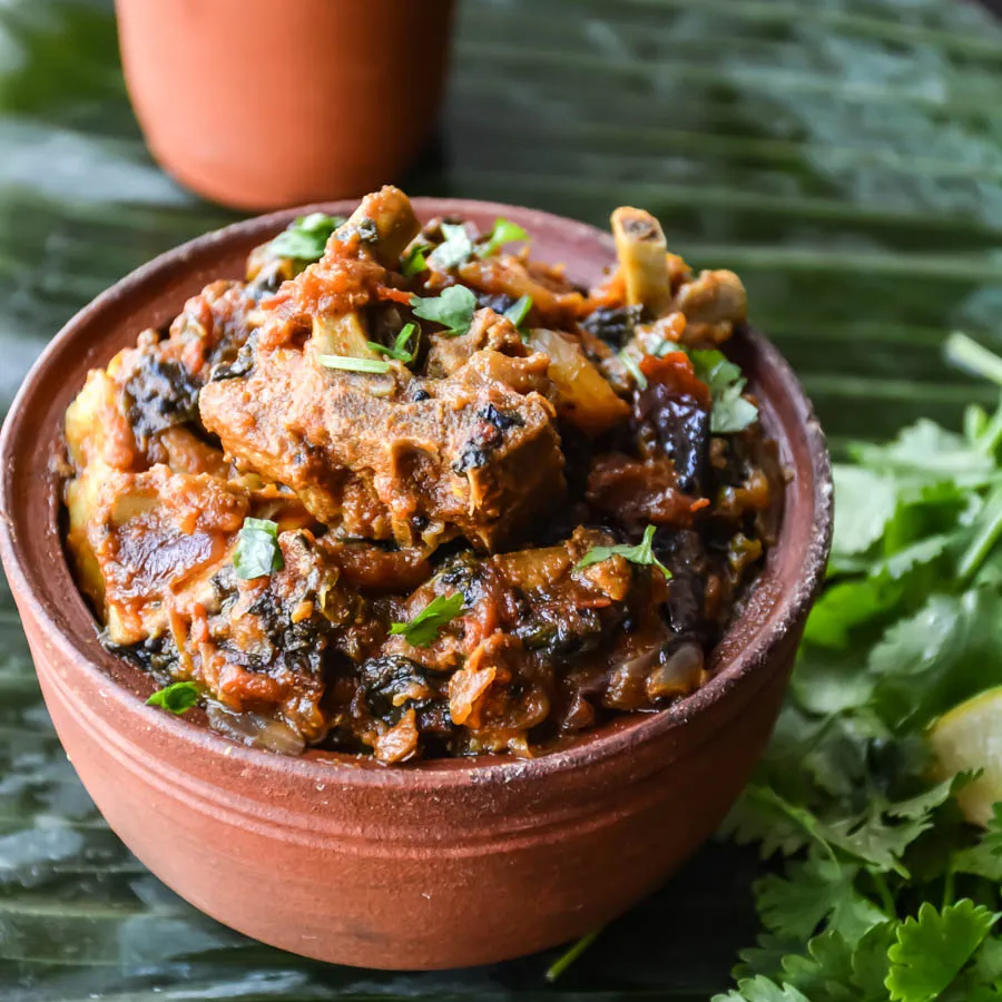 Lamb In Pureed Spinach Saag Gosht