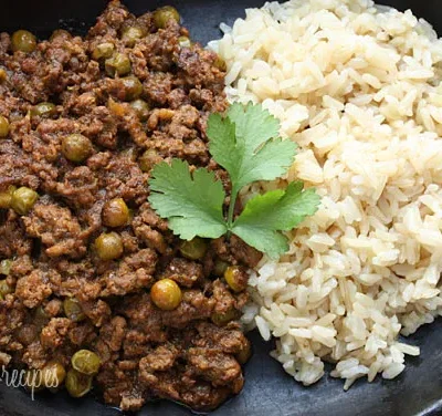 Lamb Kheema With Peas