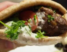 Lamb Or Beef Kebab Pitas With Tzatziki