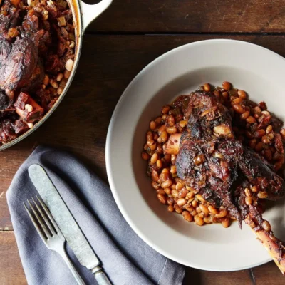 Lamb Shanks W/ White Beans &Amp; Sun Dried