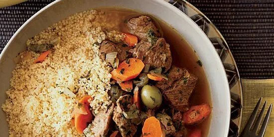 Lamb Tagine With Green Olives And Lemon