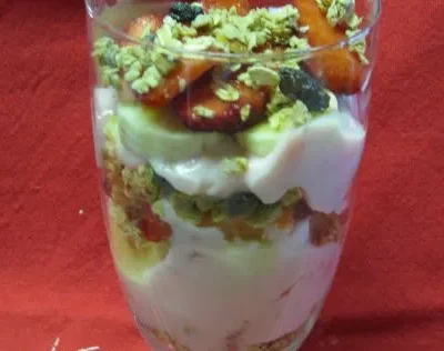 Layered Greek Yogurt And Fresh Fruit Parfait Recipe