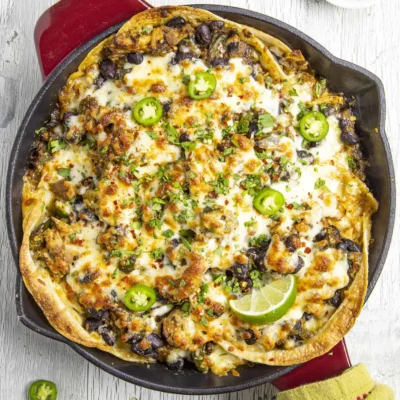 Layered Green Enchilada Bake