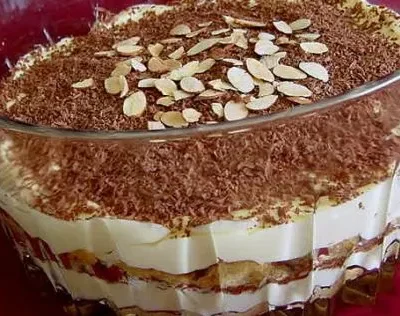 Layered Italian Tiramisu Trifle Delight