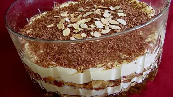 Layered Italian Tiramisu Trifle Delight