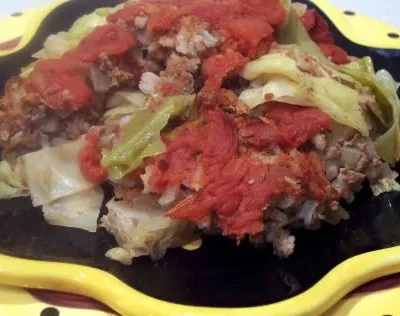 Lazy Stuffed Cabbage Casserole