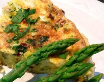 Leek And Sun- Dried Tomato Frittata