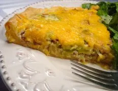 Leek-Bacon-Cheddar Tart