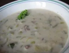 Leek-Gruyere Cream Soup