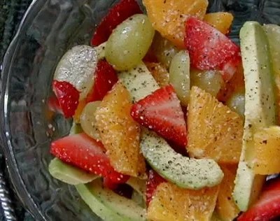 Leftover Fruits Breakfeast Salad