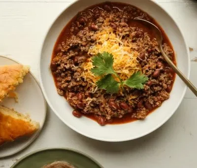 Leftover Meatloaf Chili