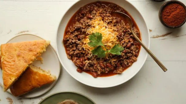 Leftover Meatloaf Chili