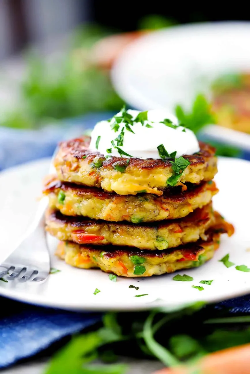 Leftover Parmesan Mashed Potato Patties