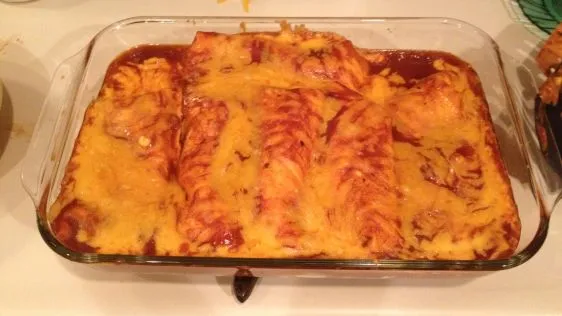 Leftover Steak Enchiladas