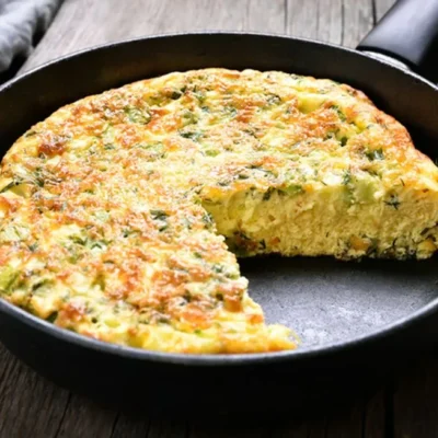 Leftover Turkey And Sweet Potato Frittata