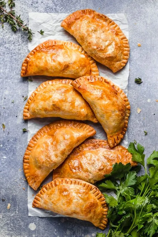 Leftover Turkey Pot Pie Empanadas