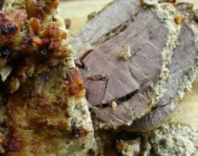 Leg Of Lamb In A Spicy Yogurt Sauce