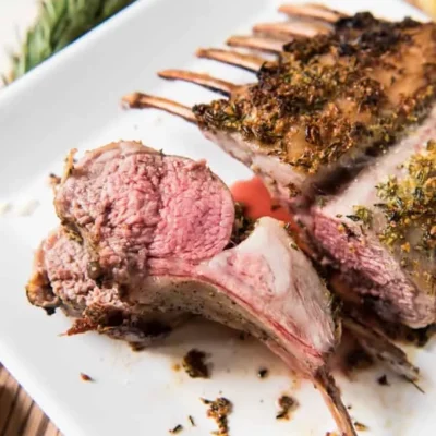 Lemon And Garlic Lamb Rack