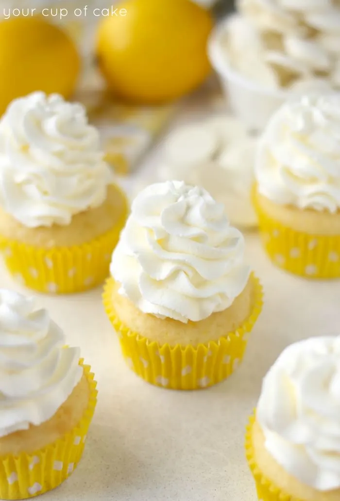 Lemon And White Chocolate Cupcakes