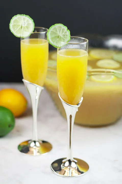 Lemon Champagne Punch