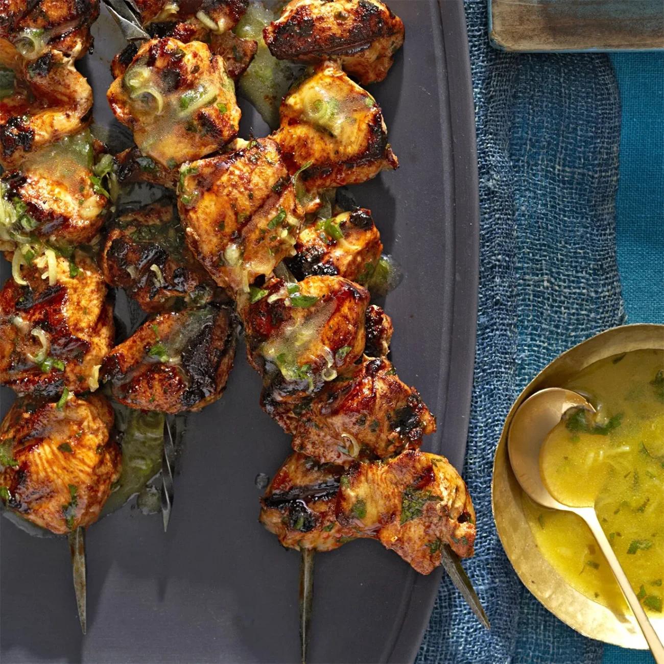 Lemon Herbed Chicken Satay