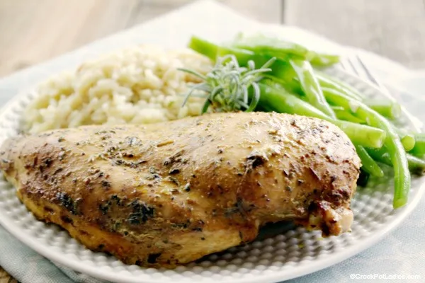 Lemon Herbed Roasted Chicken Crock Pot