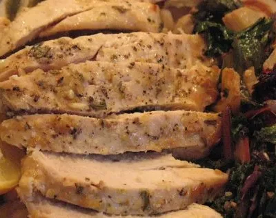 Lemon-Infused Tuscan Chicken And Hearty Bean Salad Recipe