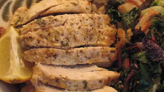 Lemon-Infused Tuscan Chicken and Hearty Bean Salad Recipe