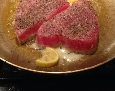 Lemon Pepper Ahi Tuna