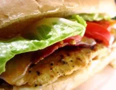 Lemon Pepper Bacon Chicken Sandwich