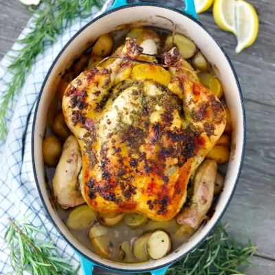 Lemon-Rosemary Roasted Chicken Recipe: A Flavorful Feast