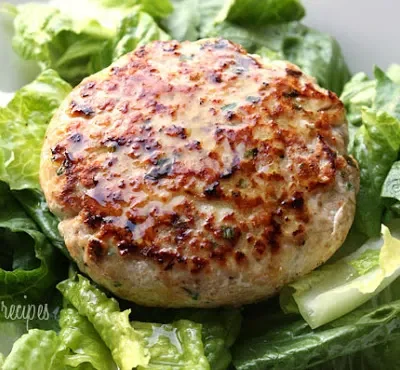 Lemon Vinaigrette Glazed Swordfish Burgers