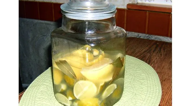 Lemons & Limes With Vinegar & Salt Brine