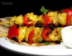 Lemony Moroccan Style Chicken Kebabs